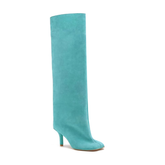 Suede Knee High Boots