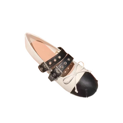 Bow And Buckled Ballet Shoes