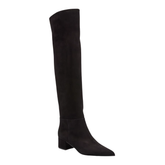 Block Heel Over The Knee Boots