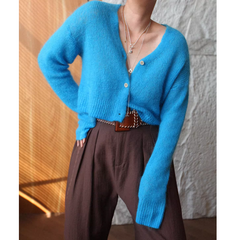 Long Sleeves Knitwear Cardigan