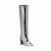 Patent Leather Knee High Boots