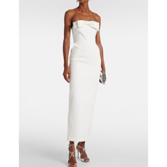 Bow Tube Evening Dress Gown