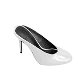 Ankle Strap High Heel Mules Sandals