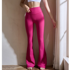 Yoga Pilates Flared Fitted Stretch Leggings