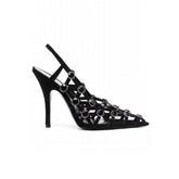 Diamante Cut Out High Heel Sandals