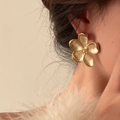 Flower Ear Studs Earrings - Pair