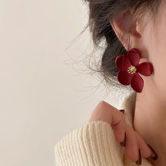 Flower Ear Studs Earrings - Pair