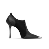 Metal-Plated Mid Heels - 8cm