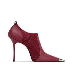 Metal-Plated Mid Heels - 8cm