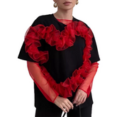 Ruffled Heart T-Shirt