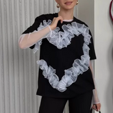 Ruffled Heart T-Shirt