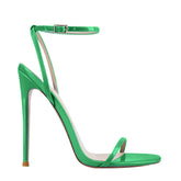 Ankle Strap High Heel Sandals - 12cm