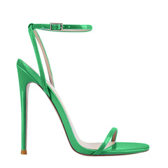Ankle Strap High Heel Sandals - 12cm