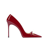 Cut Out Mid Heel Pumps - 8cm