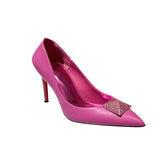 One Stud Mid Heel Pumps - 8cm