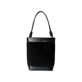 Leather And Suede Tote Bag