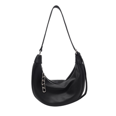 Chain Leather Cross Body Bag