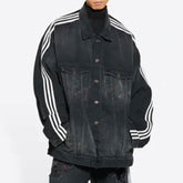 Striped Denim Jacket