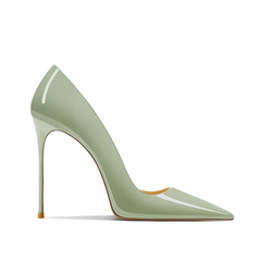 Patent Leather High Heel Pumps - 10cm
