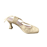 Lace Up Mid Heel Sandals