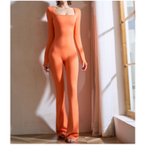 Yoga Pilates Long Sleeves Fitted Jumpsuit