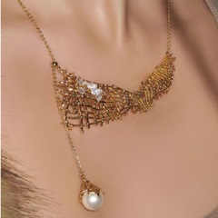 Pearl Braided Necklace