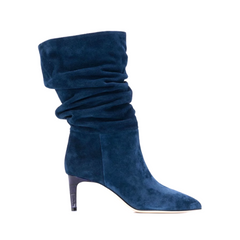 Suede Mid Heel Ankle Boots