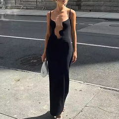 Cut Out Maxi Cami Dress