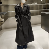 Leather Trench Coat