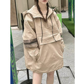 Letter Detailed Trench Coat