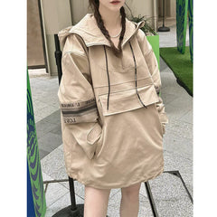 Letter Detailed Trench Coat