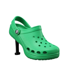 Cut Out Mid Heel Mules Sandals