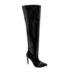 Patent Leather High Heel Over The Knee Boots
