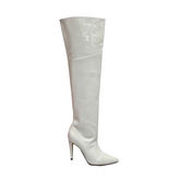 Patent Leather High Heel Over The Knee Boots