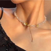 Butterfly Crystal Necklace