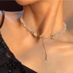 Butterfly Crystal Necklace