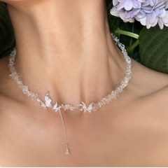 Butterfly Crystal Necklace