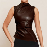 Leather Tank Top