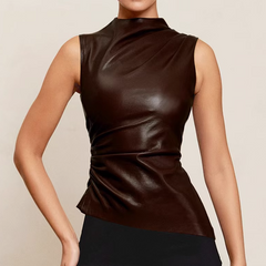 Leather Tank Top