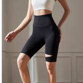 Yoga Pilates Cut Out Fitness Shorts