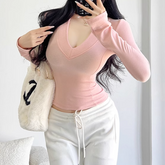 V Neck Knitwear Sweater