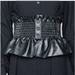 Ruffled Girdle Belt
