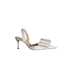 Bow Mid Heel Sandals - 6cm