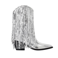 Sequinned Ankle Boots