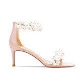 Pearl Mid Heel Sandals - 6cm