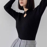 Cut Out Knitwear Sweater