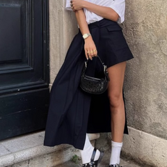 Asymmetric Hem Skirt