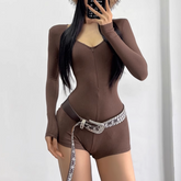 Long Sleeves Bodysuit