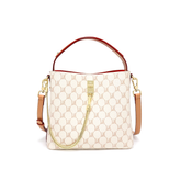 Printed Chain Bucket Bag