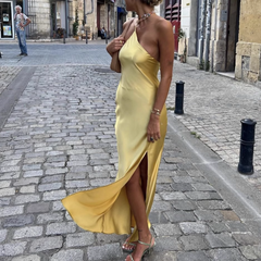 Side Opening Long Dress